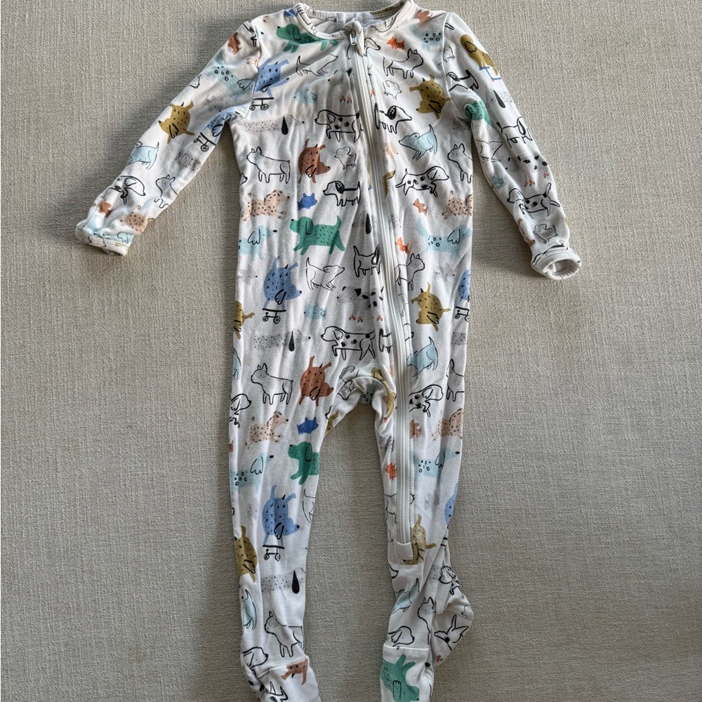 Angel Dear Dog Print Onesie